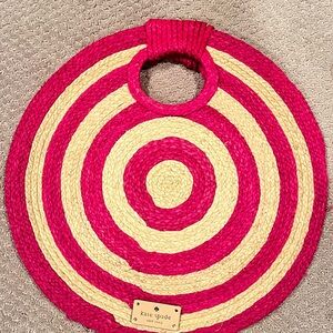 Kate Spade Pink and Tan Circular Bag